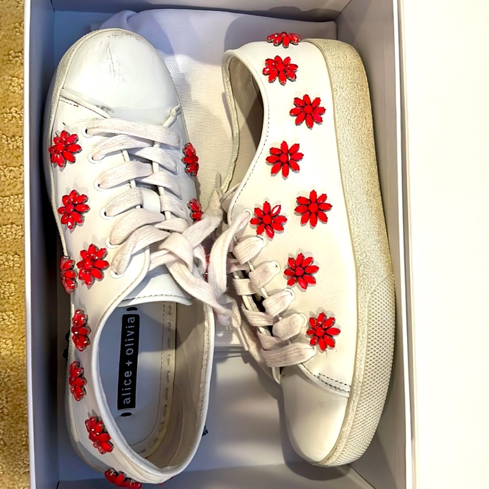 Alice + Olivia Daisy Crystal sneakers